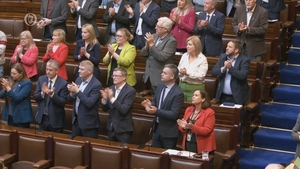 The Dáil gives a standing ovation to Natasha O’Brien