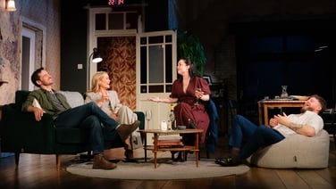 Cast of 2:22 A Ghost Story talk about the play