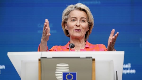 The announcement comes ahead of a crucial vote as Ms Von Der Leyen looks to cement enough votes for a second term as head of the commision