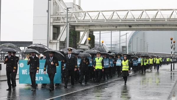 Pilots who are members of IALPA staged an eight-hour strike last Saturday