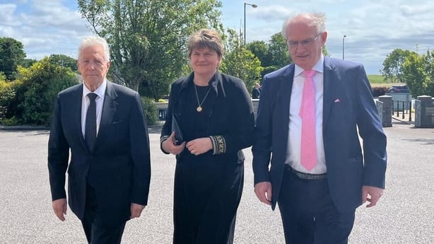 Peter Robinson and Arlene Foster