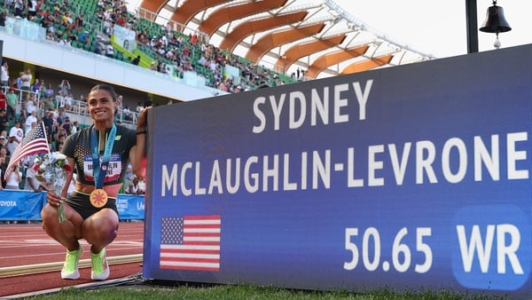 Sydney McLaughlin-Levrone was contesting just her fourth 400m hurdles race of the season