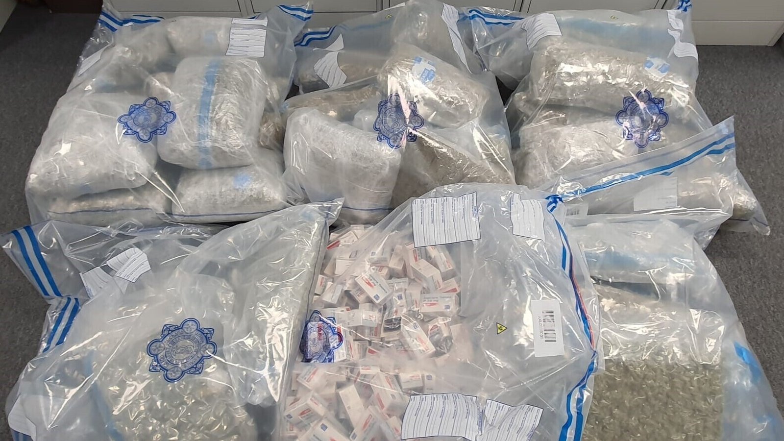 Two men arrested after €977,000 worth of drugs seized