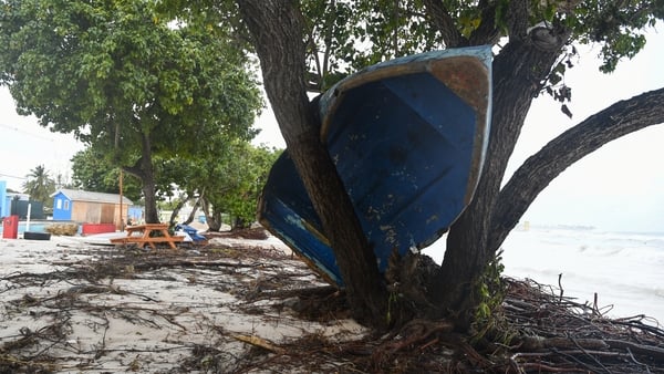 The aftermath of Hurricane Beryl in Christ Church, Barbados