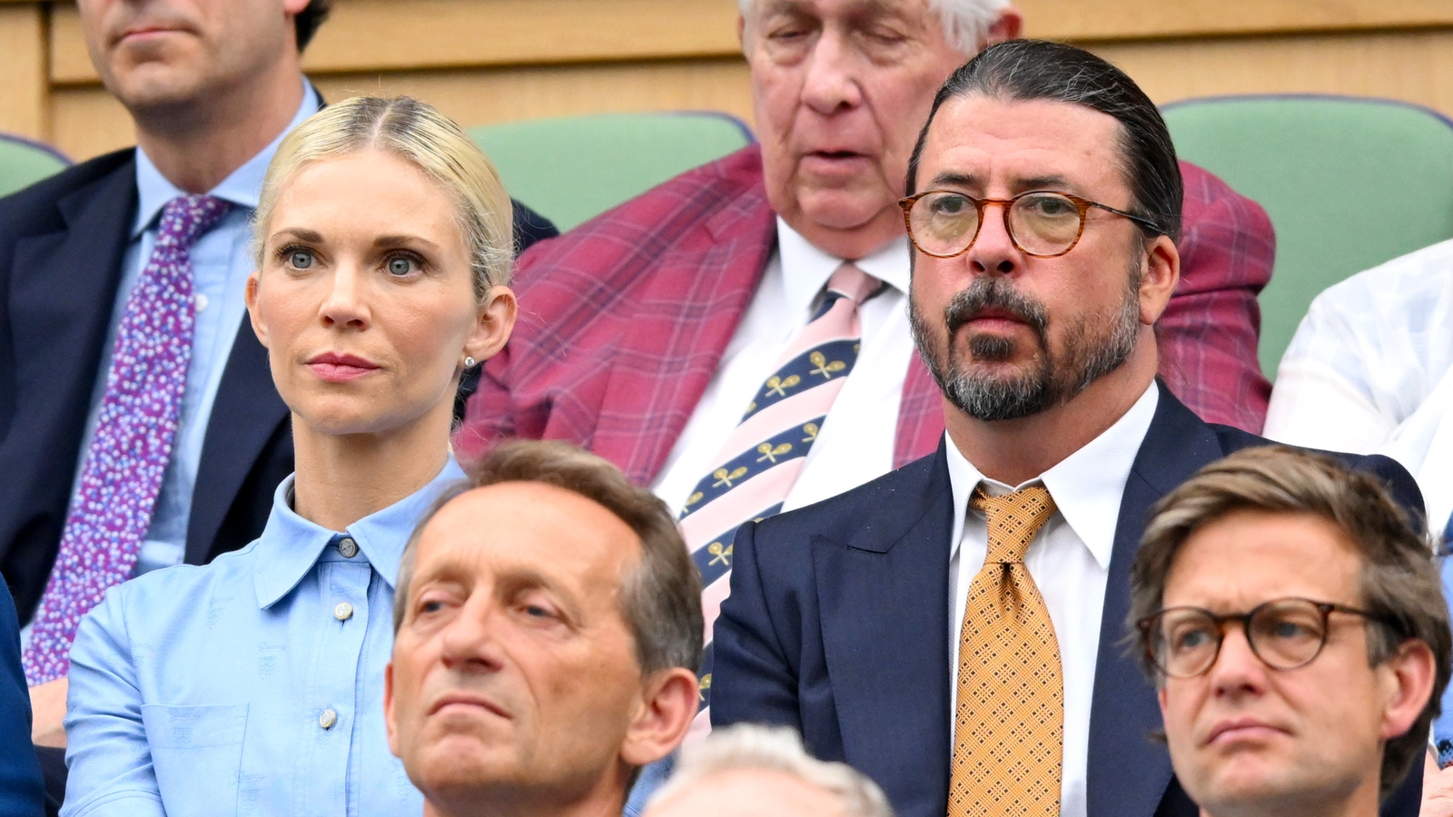 Dave Grohl and Cliff Richard among stars at Wimbledon