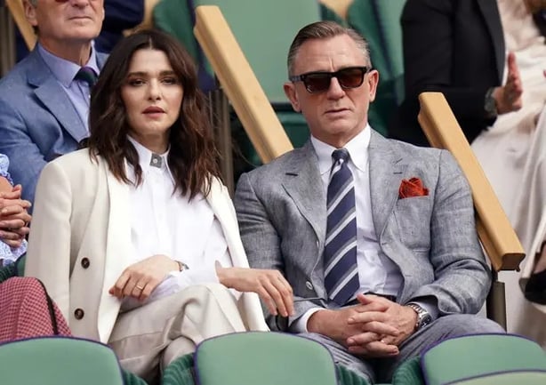 Rachel Weisz wore a classic cream suit with a sharp white shirt at last year's tournament (Adam Davy/PA)