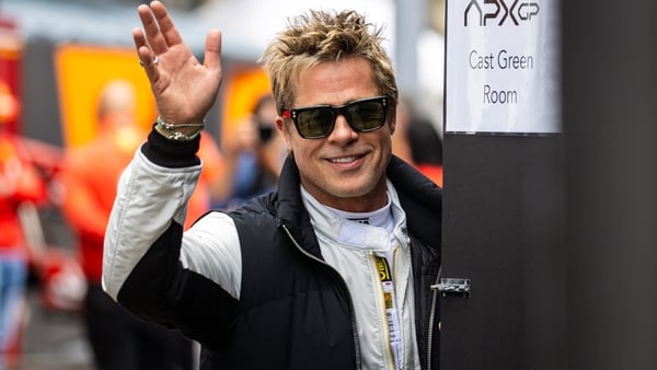 Brad Pitt at Silverstone