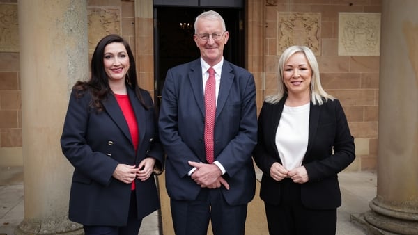 Hilary Benn met with Michelle O'Neill and Emma Little-Pengelly