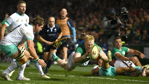 Osborne scored Ireland's opening try late in the first half