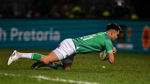 Murray scored the second of Ireland's three tries against South Africa in the first Test