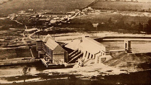 The Ardnacrusha power plant ('Shannon Kraftwerk') in Co Clare highlighted in Unternehemen Grun (Operation Green), Nazi Germany's planned invasion of Ireland.