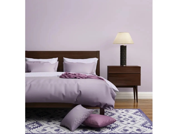 Lilac can elevate your bedroom scheme and make everything look bang up-to-date (V&CO Paint/Valspar/PA)