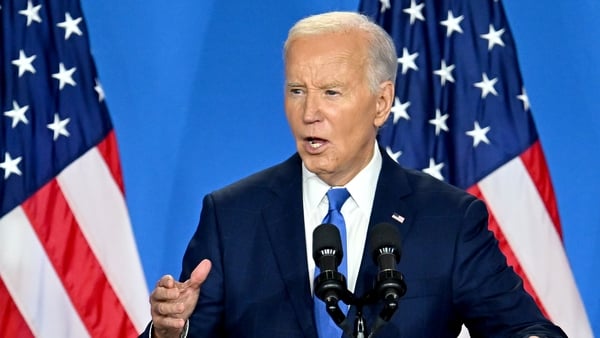 Mr Biden made the comments during a high stakes press conference where he defended his re-election campaign