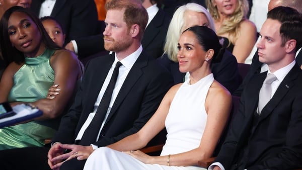 Prince Harry, Duke of Sussex and Meghan, Duchess of Sussex attend the 2024 ESPY Awards. Getty Images.