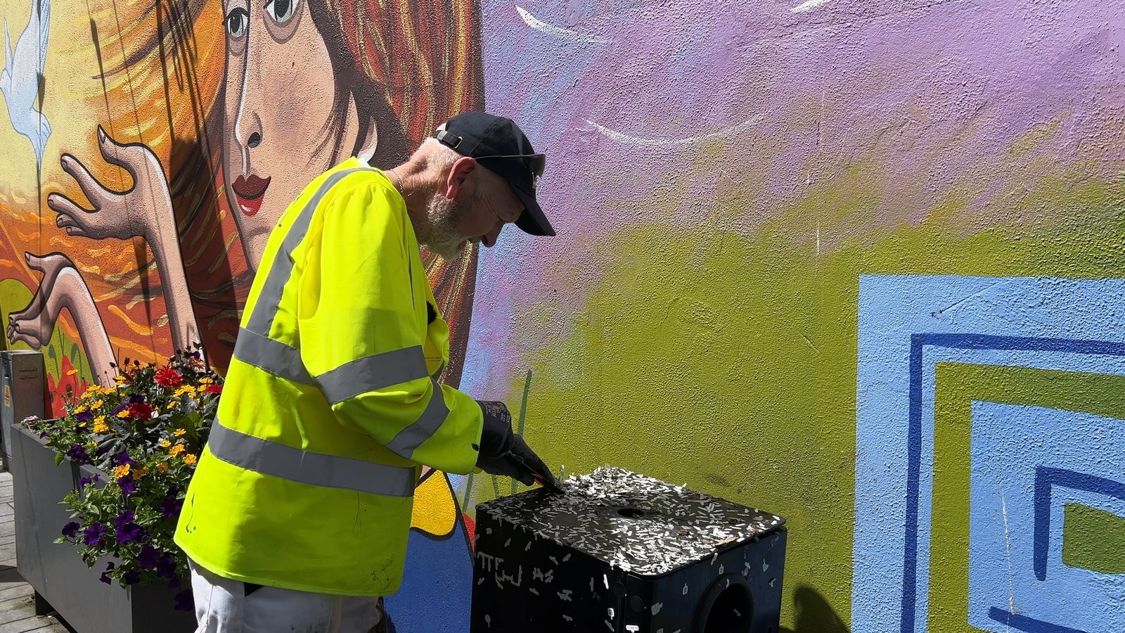 Watch: The ‘disgusting’ problem of stickers on bins