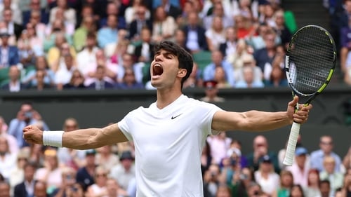 Carlos Alcaraz is into his second successive Wimbledon final