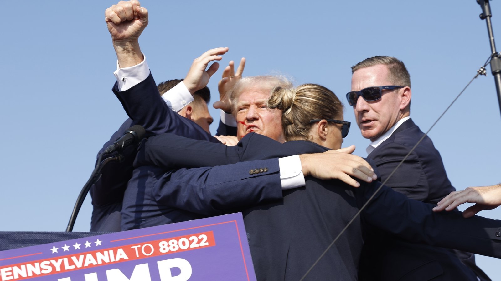 Biden calls for unity after Trump wounded at rally