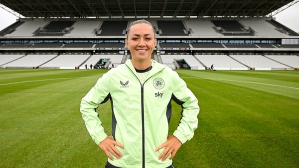 Katie McCabe at SuperValu Páirc Uí Chaoimh