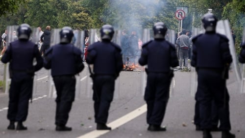 Gardaí ar dualgas inné ag an réabadh i dtuaisceart na príomhcathrach