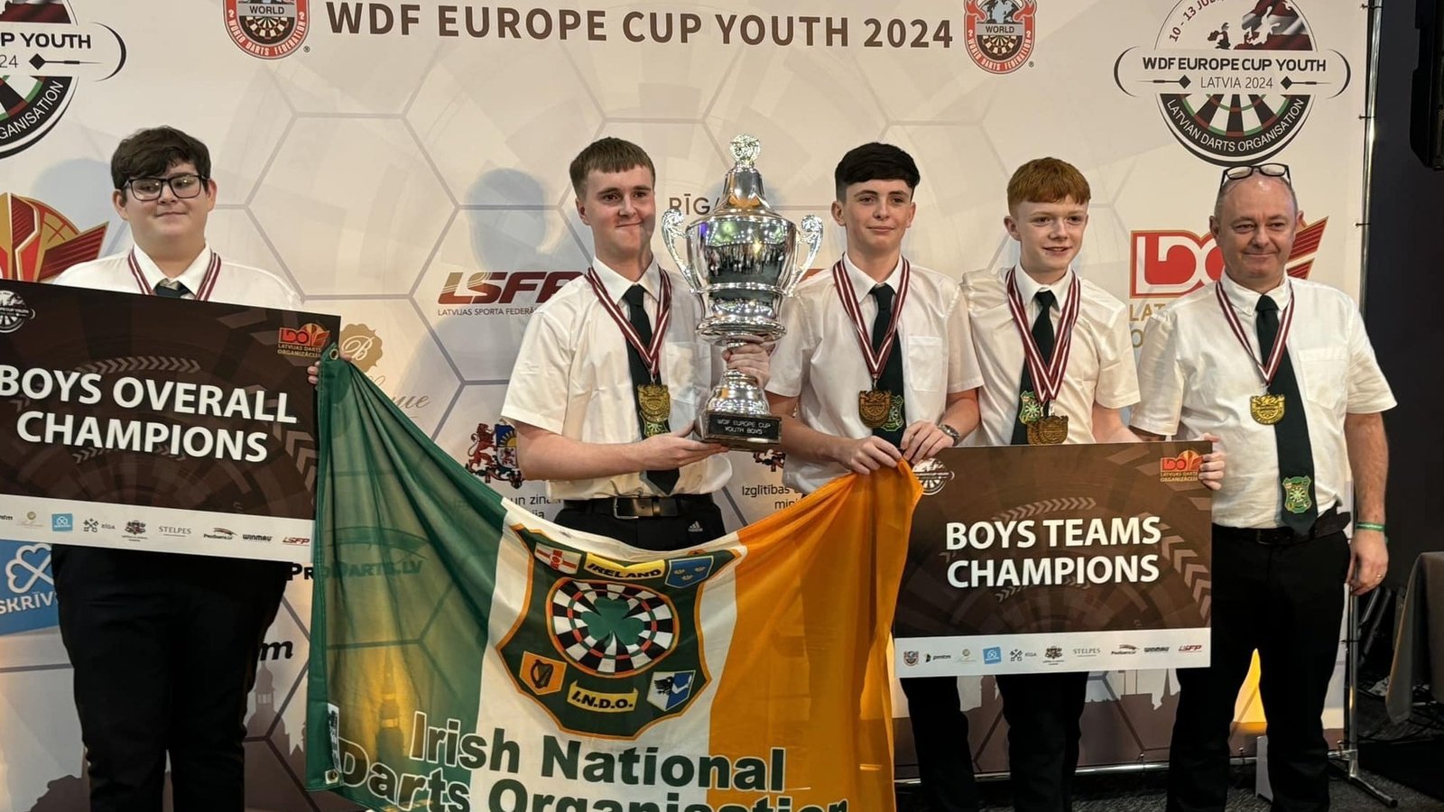 Ireland boys claim WDF Europe Cup title