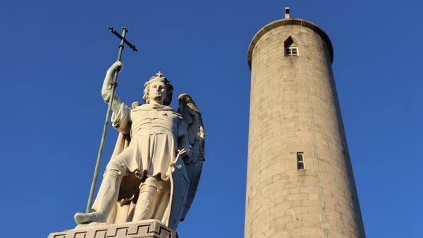 The structure is Ireland's tallest round tower standing at 55 metres tall