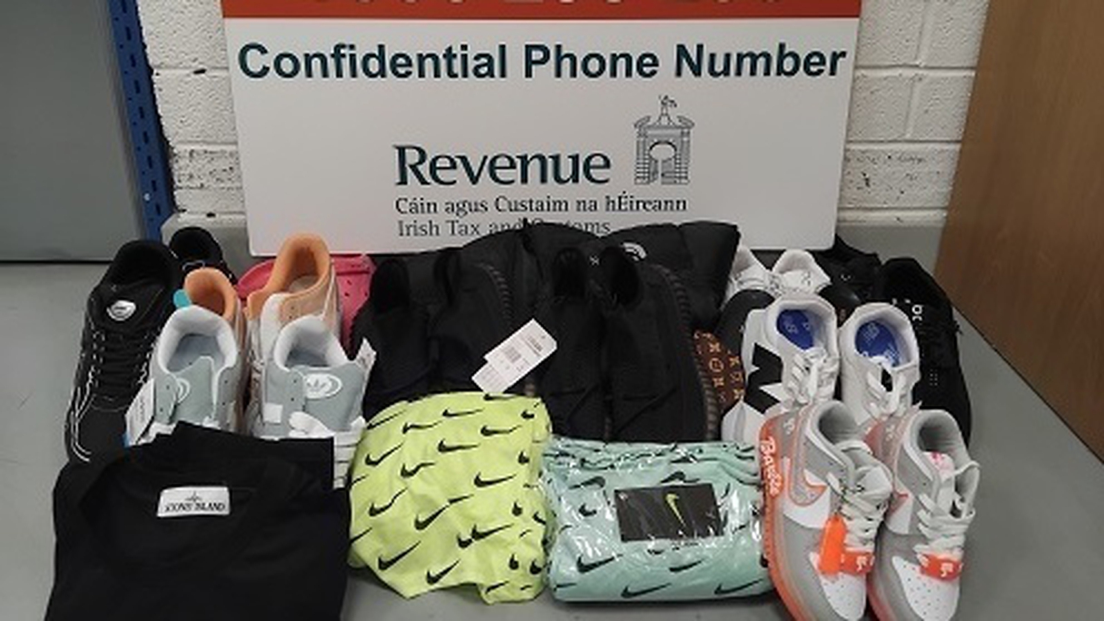 Contraband designer goods worth €200k seized in Dublin