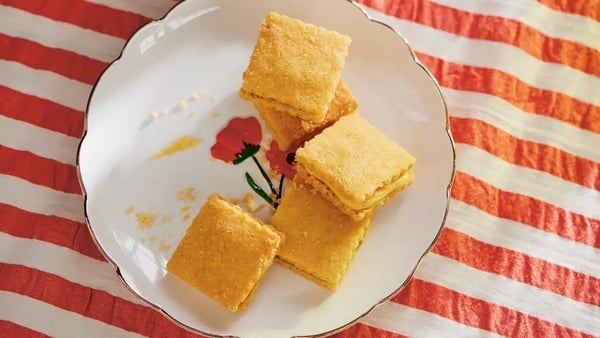 Vegan chai custard creams from One Bake, Two Ways (Matt Russell/PA)