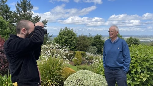 John Treacy, who won silver in the marathon in 1984 Los Angeles games and will launch the exhibition, pictured posing for a portrait (Pic: Luke Currall)