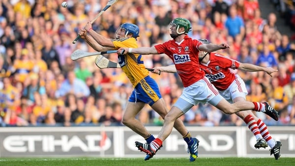 Shane O'Donnell scores Clare's third goal in the 2013 All-Ireland hurling final replay