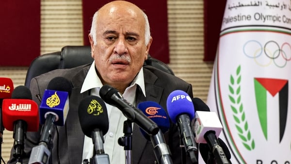 Jibril Al-Rajoub, president of the Palestinian Football Association