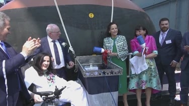 USS Patrick Gallagher Christening Ceremony