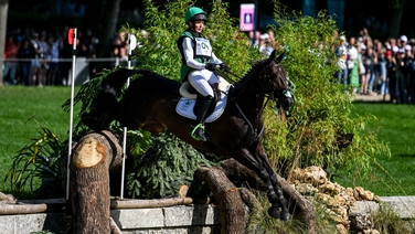 Paris 2024: Sarah Ennis happy after her cross country run in eventing