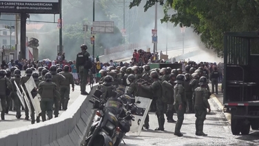 Tension rises in anti-government protests in Caracas, Venezuela over disputed election results