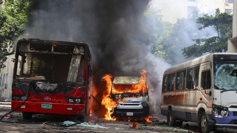 Bangladesh protesters set to march in defiance of curfew