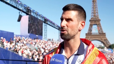 Paris 2024: Novak Djokovic speaks to RTÉ Sport
