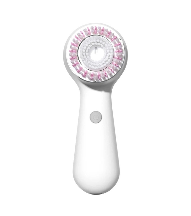 White and pink sonic face brush