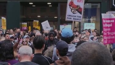 Thousands gather in London for anti-racism counterprotest