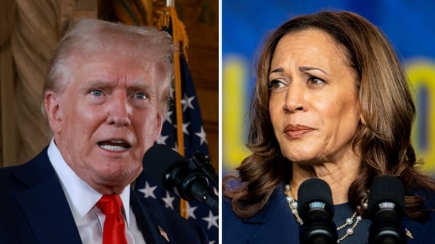 Tugann Donald Trump aghaidh ar Kamala Harris i dtoghchán an 5 Samhain