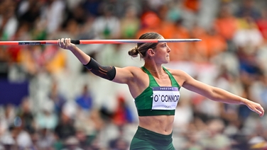 Heptathlete Kate O'Connor throws third farthest in javelin