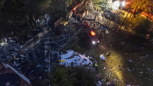 Over 60 people killed after plane crashes in Brazil