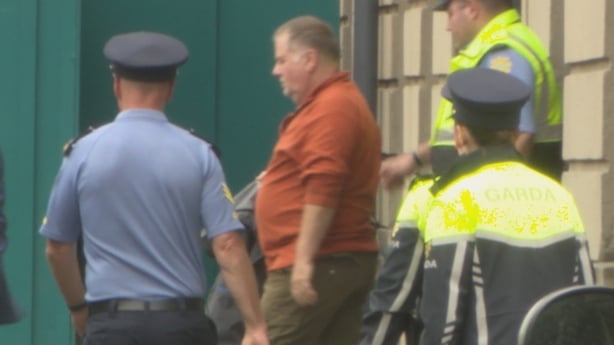 Martin Macauley pictured outside court today