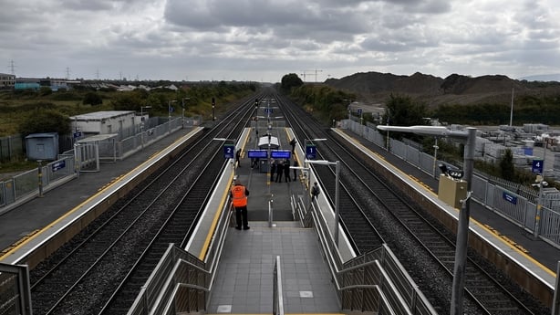 The new station at Kishoge in Dublin