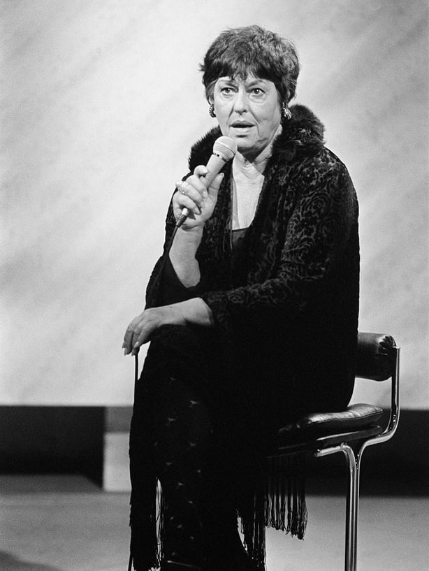 Agnes Bernelle on 'Arts Express' 1989 Photo by Thomas Holton