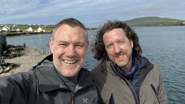 David Gray on  Sceilg Mhichíl
