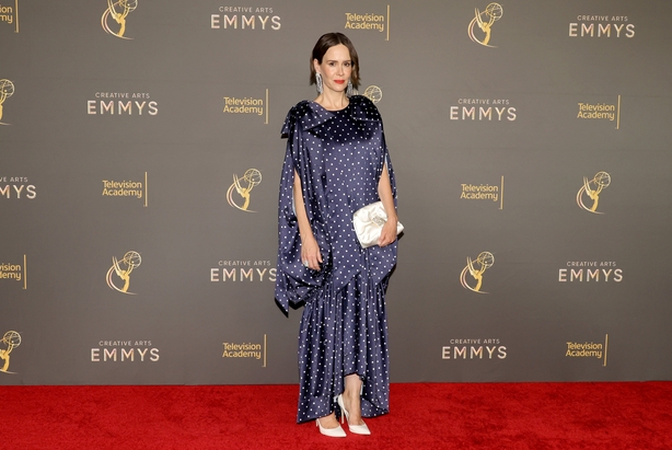 Sarah Paulson attends the 76th Creative Arts Emmys Winner's Walk