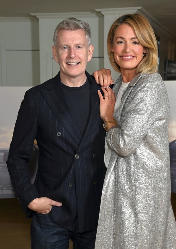 Patrick Kielty and Cat Deeley attend the "Ballywalter" London premiere at The May Fair Hotel on September 18, 2023 in London, England. (Photo by Stuart C. Wilson/Getty Images)