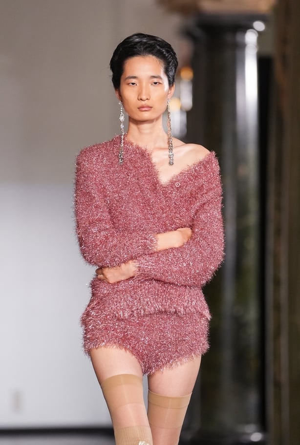 Model on the catwalk for Simone Rocha
