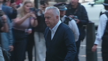 Former BBC presenter Huw Edwards arrives in UK court