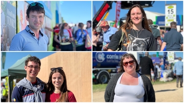 What issues are on people's minds at the Ploughing?