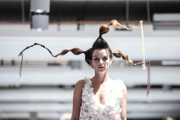 Models on the catwalk during the Vin + Omi show